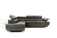 Allie Storage Sleeper Sectional - Tanner Grey