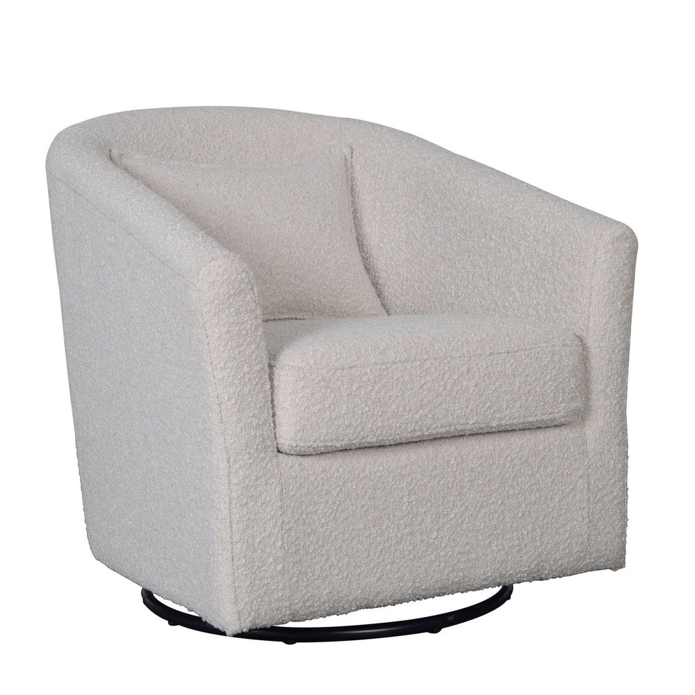 Carmen Swivel Glider - Cream