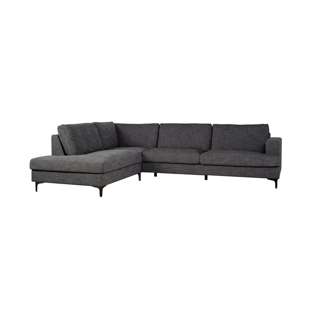 Feather Sectional - Black Legs