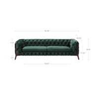 Barnaby Sofa - Emerald Velvet