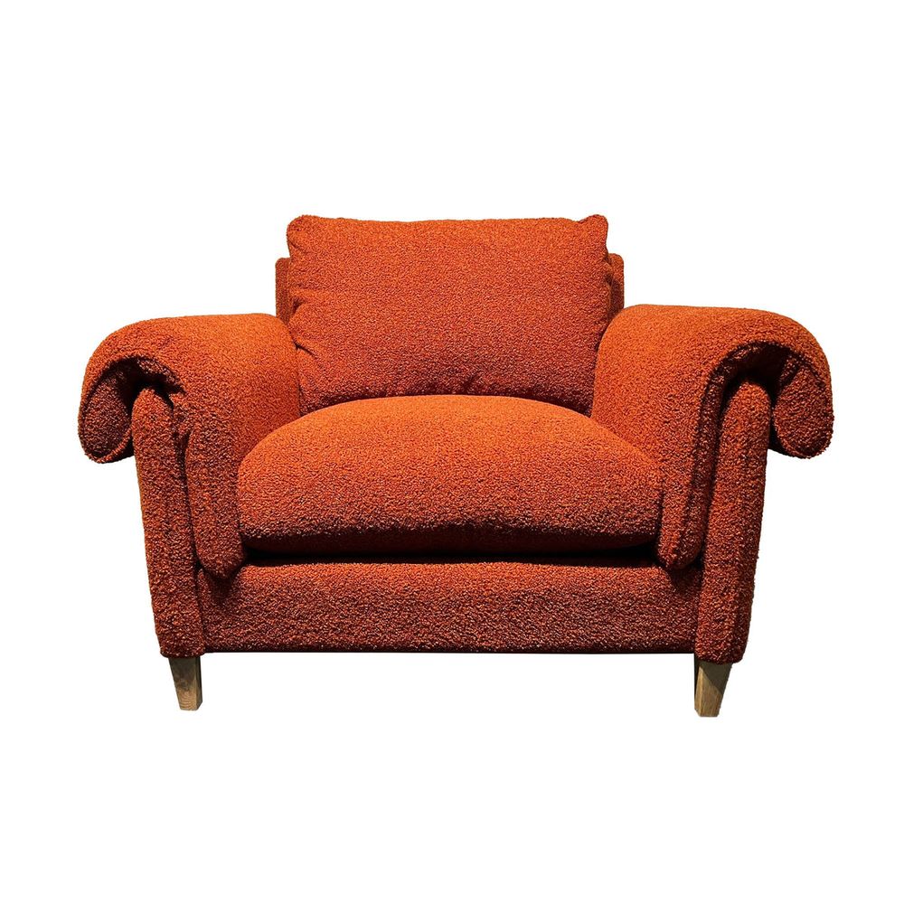 Wyatt Club Chair - Rust