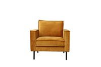 Echo Velvet Accent Chair - Golden