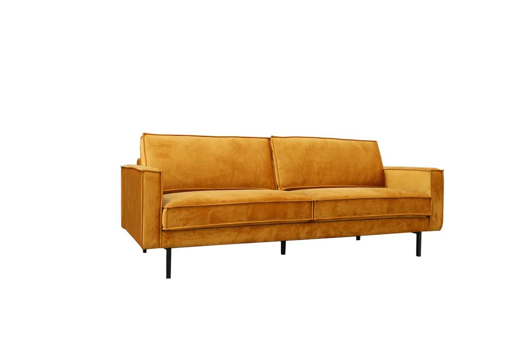 Echo Velvet Loveseat - Golden