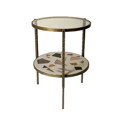 Terrazzo Round Side Table