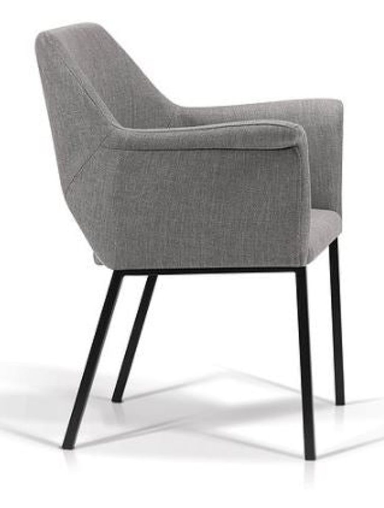 Ariane Dining Chair- Gray Fabric