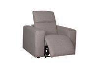 Regis Power Reclining Chair - Light Brown