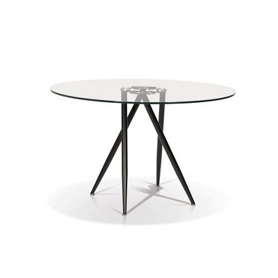 Carmen Glass Round Dining Table