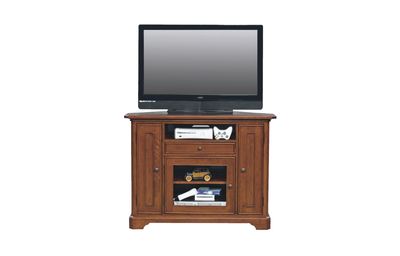 Topaz 47" Corner Media Base Cinnamon - E1-T147WB