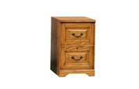 Heritage 2-drawer File Oak Light - F1-H121