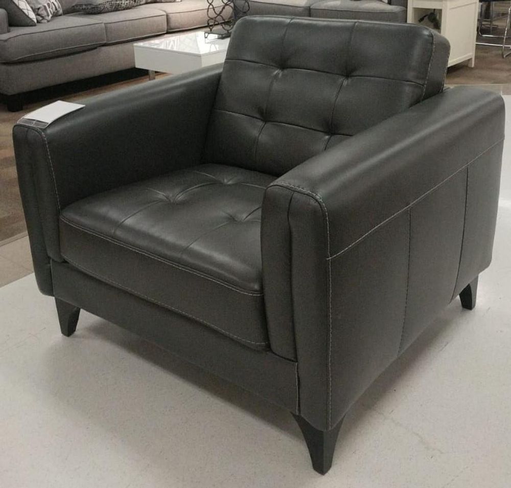 Lucia Accent Chair- Tanner grey