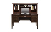 Kingston 54" Desk Hutch Espresso - D2-KT154H