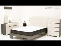Benson Grey/ Brown Glossy Finish Bedroom Dresser