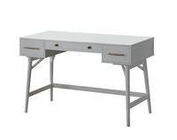 3-Drawer Writing Desk-White