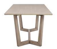 Monroe Trestle Base Dining Table Grey Oak