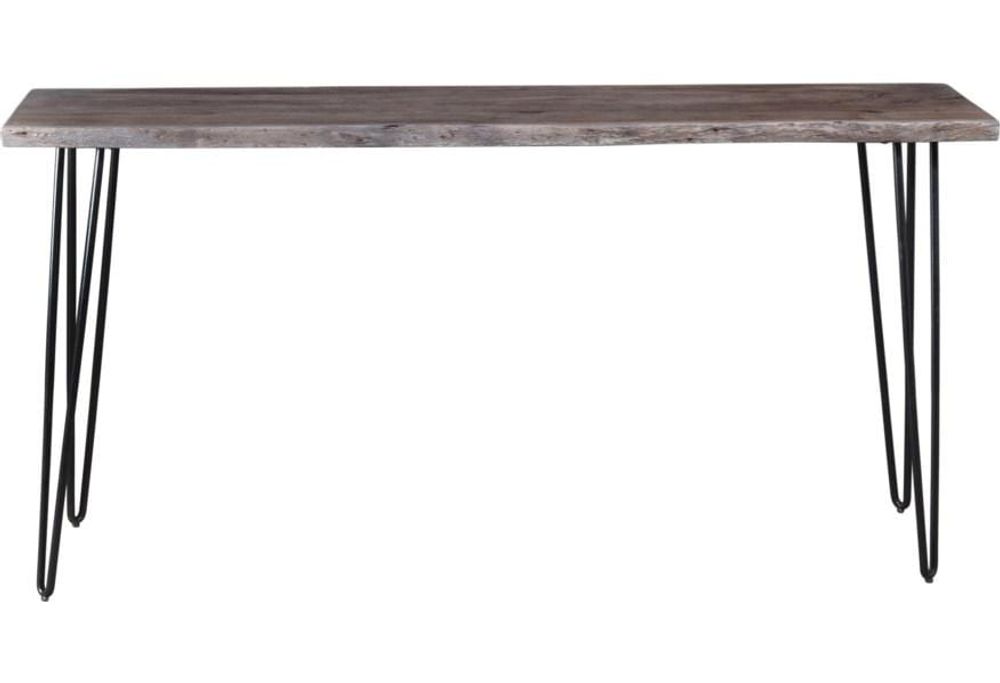 Nature's Edge Sofa Table Counter Height 72" Long Slate