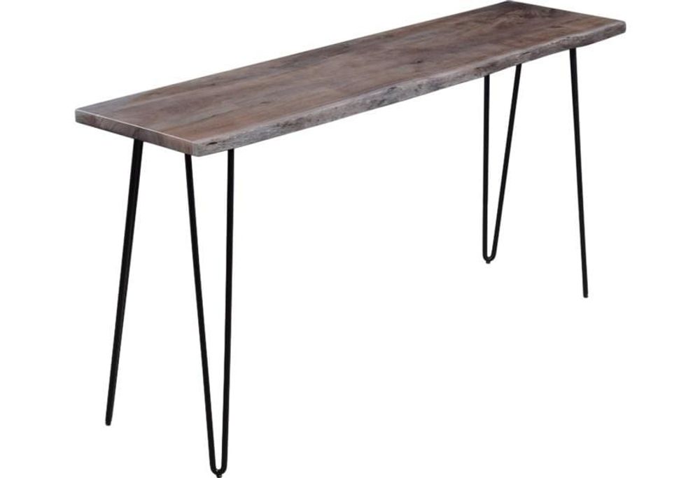 Nature's Edge Sofa Table Counter Height 72" Long Slate