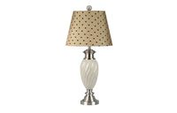 31" Ceramic Taupe Table Lamp  - L1-CM001