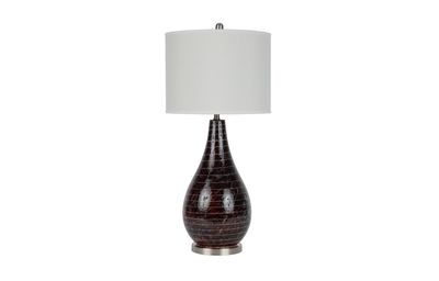 35" Glass Mozaic Table Lamp  - L1-GM006