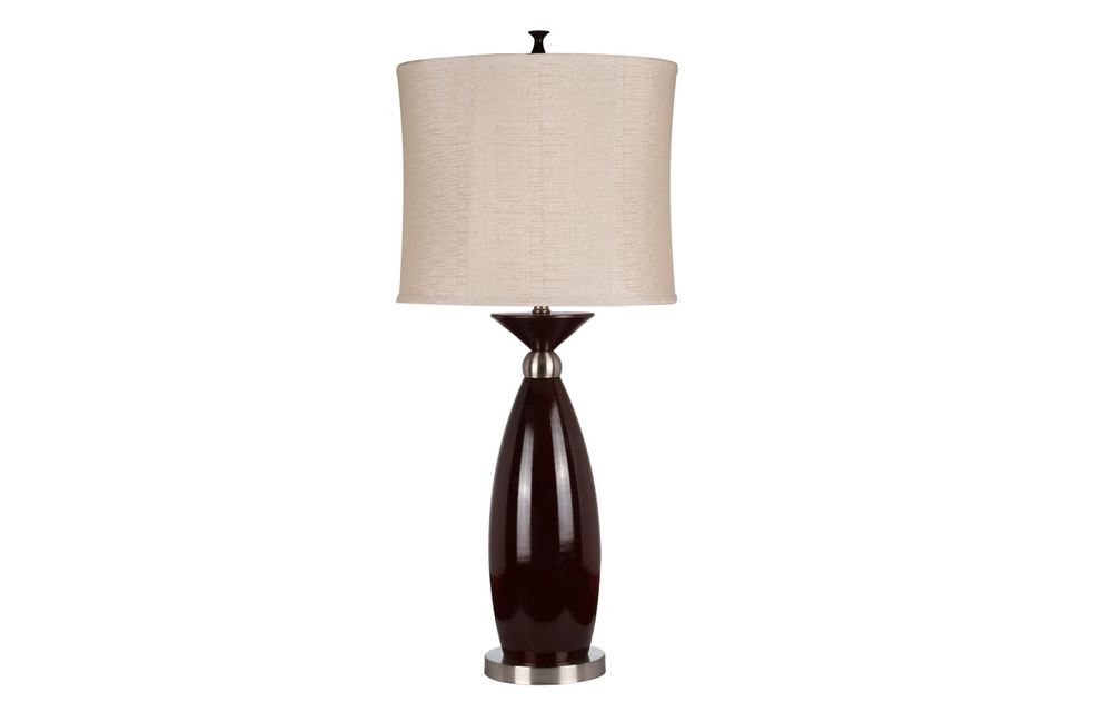 39" Black Tie Table Lamp  - L1-RM002