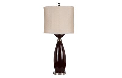 39" Black Tie Table Lamp  - L1-RM002