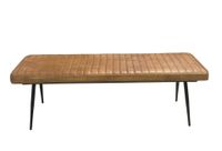 Misty Cushion Side Bench Camel And Black