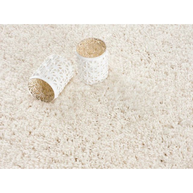 Puffy Plain Ivory rug