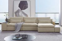 MORGAN MODULAR SECTIONAL (SMALL) - KNIT BEIGE