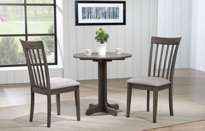 Delfini 30" Round Pedestal Table  - T1-DF30R