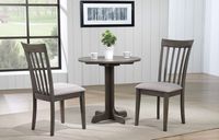 Delfini 30" Round Pedestal Table  - T1-DF30R