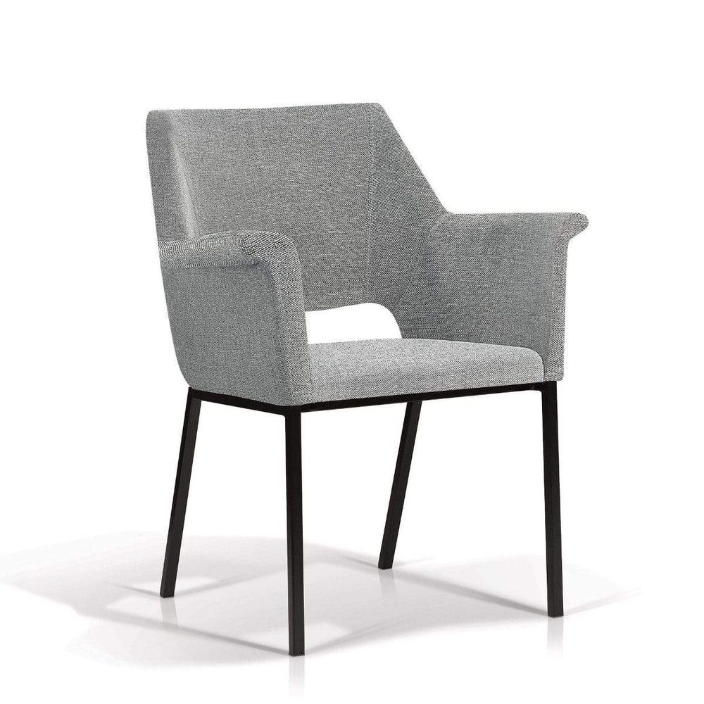 Ariane Dining Chair- Gray Fabric