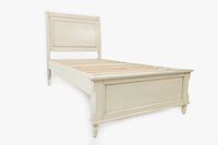 Avignon Twin Panel Bed - white 1617-63