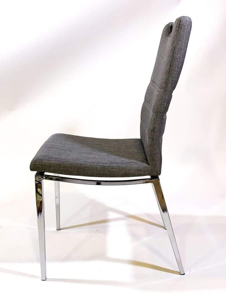 Bolton Dining Chair - Grey fabric