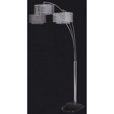 faux crystal floor lamp