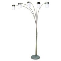 Frosty 5 Lite Arc Floor Lamp