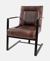 Maguire Genuine Leather Accent Chair