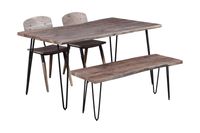 Nature's edge dining bench 48" - Slate