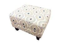 Paradigm Blue electric ottoman