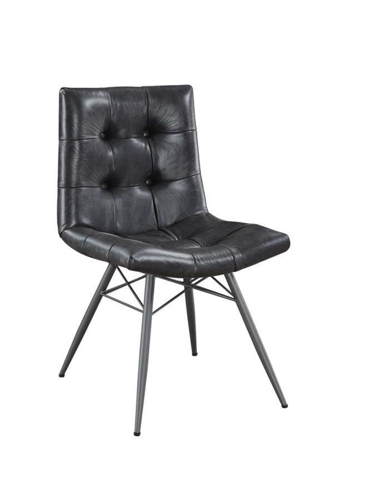 Scott Industrial Dining Chair - Grey