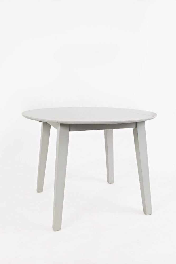 Simplicity Round Drop Leaf Table Dove 252-28