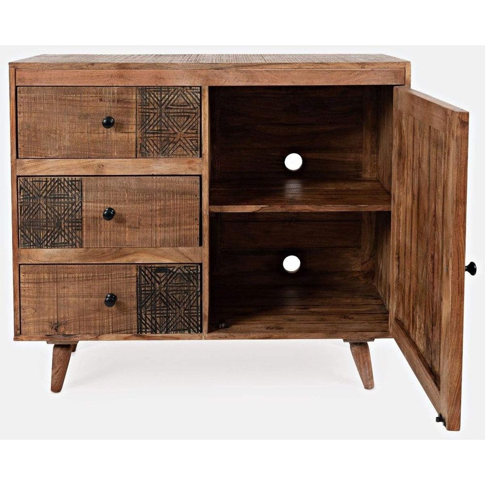 Urban Village 3 drawer door accent chest