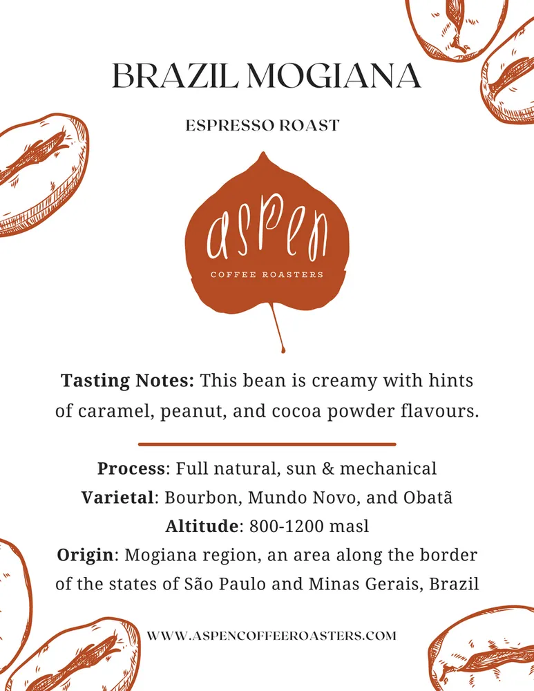 Brazil Mogiana Coffee - Aspen Coffee Roasters