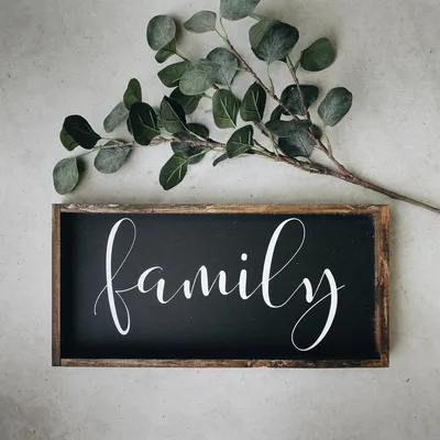 Family (9x17) Wooden Sign - William Rae Designs