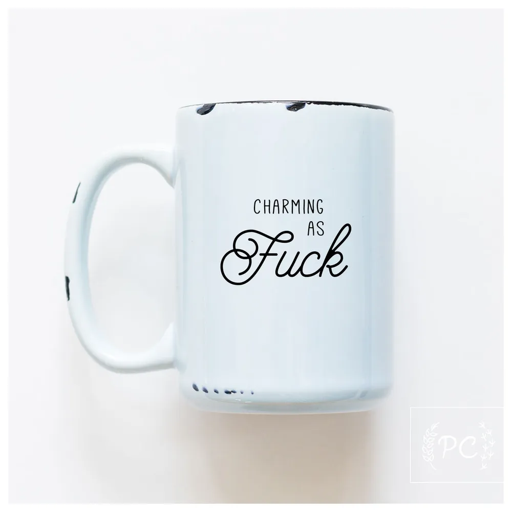 Charming As Fuck / 15oz Mug - Prairie Chick Prints