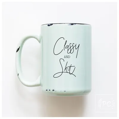 Classy & Shit / 15oz Mug - Prairie Chick Prints