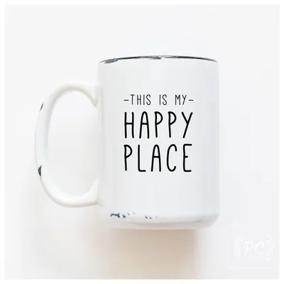 My Happy Place / 15oz Mug - Prairie Chick Prints