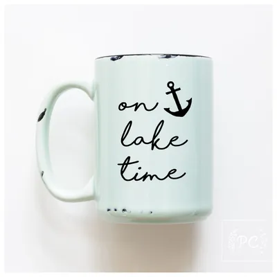 On Lake Time / 15oz Mug - Prairie Chick Prints