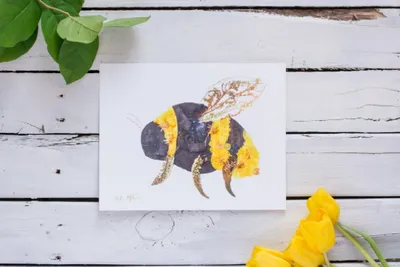 Bubba Bumblebee / Print - Oxeye Floral Co
