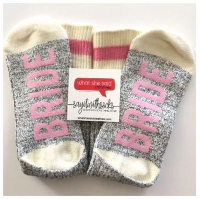 Bride Socks - What She Said Creatives