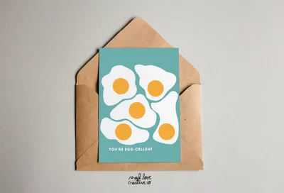 You're Egg-cellent Card - Mad Love Creative Co