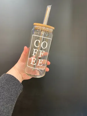 COFFEE / 20oz Glass Cup - Studio 220